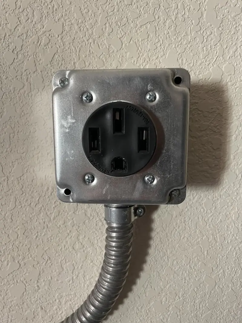 NEMA 14-50 outlet installed for Smart Home Electrical in Robstown